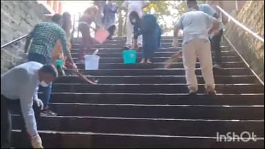 मंडी: मण्डी न्यायालय परिसर में जिला बार एसोसिएशम द्वारा स्वच्छता अभियान आयोजित