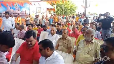 बलरामपुर: अयोध्या से चलकर बहादुरा पुर में पहुची बजरंग दल की शौर्य जागरण यात्रा