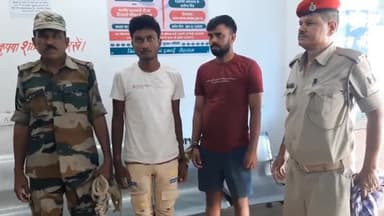 नासरीगंज: बघेला थाना के पुलिस ने रतवा गांव से अवैध शराब के साथ दो युवक को किया गिरफ्तार।