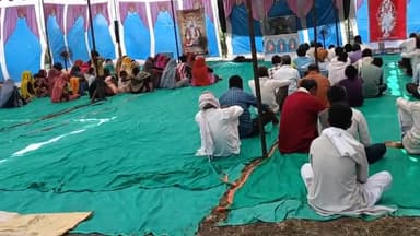 ग्राम कोलुखेड़ी तहसील मनोहरथाना में संत रामपाल जी महाराज का LED TV के माध्यम से श्रद्धालुओं ने सुना सत्संग