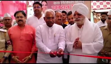 हरिद्वार: संत निरंकारी सत्संग भवन रानीपुर मोड़ पर रक्तदान शिविर का पूर्व भाजपा प्रदेश अध्यक्ष ने फीता काटकर किया शुभारंभ