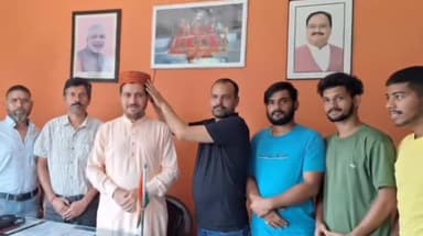 सुंदर नगर: ललित कला एवं सामाजिक विकास मंच सुंदरनगर ने सोमवार को विधायक राकेश जंवाल से उनके आवास पर की शिष्टाचार भेंट