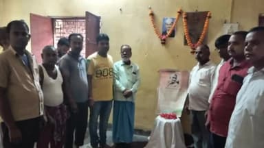 हज़ारीबाग: चरही कोयलांचल और चूरचू क्षेत्र में राष्ट्रपिता महात्मा गांधी और पूर्व प्रधानमंत्री लाल बहादुर शास्त्री का जन्मदिन मनाया