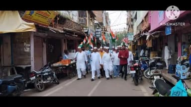 नागौद: गांधी जयंती के अवसर पर नागौद शहर नगर परिषद कार्यालय से गांधी चौक तक निकाली गई  रैली