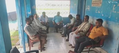 मनसाही:- चितौरिया पंचायत भवन में ग्राम सभा का आयोजन।