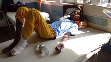 मुरादाबाद: हकीमपुर रेलवे स्टेशन पर ट्रेन से गिरकर एक व्यक्ति गंभीर रूप से घायल