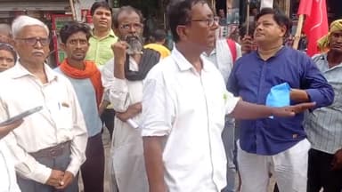 पत्रकारों की गिरफ्तारी के खिलाफ आरा प्रखंड मुख्यालय से भाकपा माले का प्रतिवाद मार्च व प्रधानमंत्री का पुतला दहन -क्यामुद्दीन अंसारी