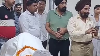 करनाल: केसीएमसी में देर रात अंतरिक्ष यात्री कल्पना चावला के पिता बीएल चावला के पार्थिव शरीर को किया गया डोनेट