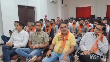 धौलपुर: भाजपा कार्यालय पर वसुंधरा समर्थक फिर भाजपा में शामिल टिकट नहीं मिलने पर नीडल लड़ा था चुनाव