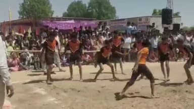 सांचोर: डूंगरी में 67वीं जिला स्तरीय कबड्डी प्रतियोगिता के दूसरे दिन कबड्डी में नैनोल की टीम रही विजयी