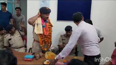 ग्यारसपुर: थाना प्रभारी ग्यारसपुर राजेश मिश्रा का स्थानांतरण होने पर पत्रकार व ग्रामीणों ने दी विदाई