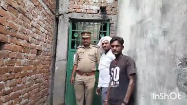 चौरीचौरा: मुंडेरा बाजार स्थित फरार आरोपी के घर चौरी चौरा पुलिस ने चस्पा किया नोटिस