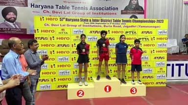 बाढड़ा: बिलावल निवासी अवनी जांघू ने राज्य स्तरीय अंडर-11 टेबल टेनिस प्रतियोगिता में जीता सिल्वर मेडल, ग्रामीणों ने दी बधाई