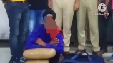 ओरमांझी: हटिया रेलवे स्टेशन पर एक लाख का गांजा के साथ एक आरोपी को पुलिस ने किया गिरफ्तार