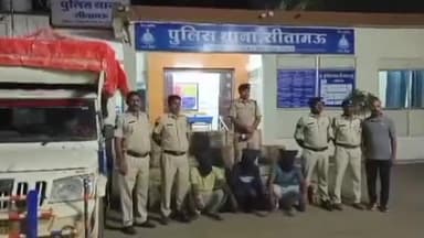 सीतामऊ: सीतामऊ पुलिस ने पिकअप वाहन से 150 पेटी अवैध शराब जप्त की गई, शराब की कीमत 650000 रुपये,03 शराब तस्कर आरोपी गिरफ्तार