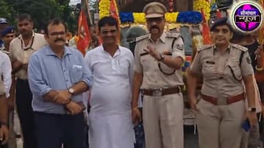 बिहार पूर्णिया जलालगढ़ प्रखंड में विश्व हिंदू परिषद और बजरंग दल के द्वारा रथ यात्रा निकाला गया