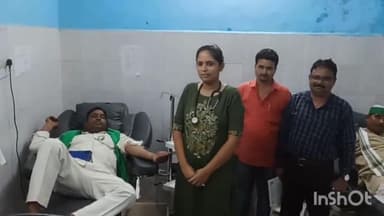 कैसरगंज: भारतीय किसान यूनियन टिकैत के कार्यकर्ताओं ने जरवल निवासी प्रदेश सचिव के नेतृत्व में जिला अस्पताल में किया रक्तदान
