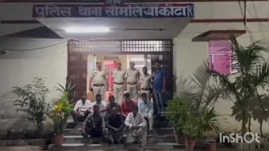 दीगोद: सिमलिया थाना की पुलिस ने विभिन्न मामलों में फरार चल रहे 8 वारंटियों को देर रात में किया गिरफ्तार