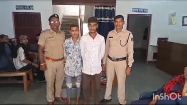 कोटा: खुंटाघाट डैम के पास चाकू मारकर व जान से मारने की धमकी देने वाले 2 आरोपियों को पुलिस ने किया गिरफ्तार