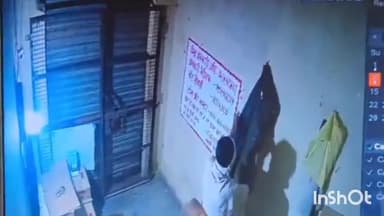 मांट: गांव रामनगला में शराब की दुकान में चोरी का सीसीटीवी फुटेज मिलने के बाद पुलिस ने शुरु की चोर की पहचान