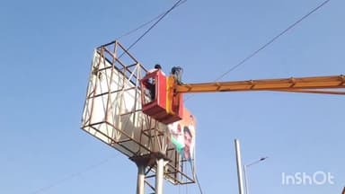 धौलपुर: धौलपुर जिले मेंआचार संहिता लगते ही नेताओं के विज्ञापन के होर्डिंग, पोस्टर हटाना शुरू