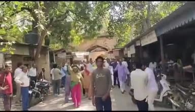 बहरोड़: बहरोड के धामी सरपंच राव धर्म ने  भरी  हुंकार उपखंड अधिकारी को दिया। नासरपुर जमीन विवाद का मामला