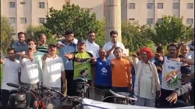 झालरापाटन: आमजन को मतदान हेतु जागरूक करने के उद्देश्य से झालावाड़ मिनी सचिवालय तक मतदाता जागरूकता साइकिल रैली का किया गया आयोजन