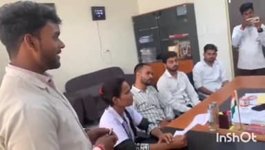 बैतूल नगर: जबलपुर मेडिकल विश्वविद्यालय के कुलपति से बैतूल जिले के नर्सिंग कालेजो के विद्यार्थियों ने की मुलाकात रही समस्याएं।