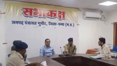 शाहनगर: पन्ना कलेक्टर एवं पुलिस अधीक्षक ने गुनौर एवं पवई विधानसभा क्षेत्र का किया निरीक्षण
