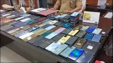 रामपुर: एसपी के निर्देशन में सर्विलांस सैल टीम द्वारा आम जन के गुम हुए 150 मोबाईल किये बरामद 14 लाख 15 हजार रुपये)