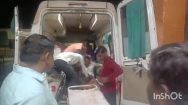 बांदा: मटौंन के पास चार पहिया वाहन की टक्कर से बाइक सवार 2 लोग हुए घायल, ज़िला अस्पताल में कराया गया भर्ती