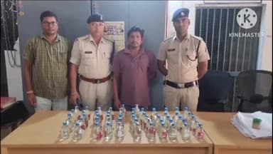 ग्राम जमगहन में अवैध शराब बिक्री करते एक आरोपी को भटगांव पुलिस ने किया गिरफ्तार, 57 पाव शराब की जब्त