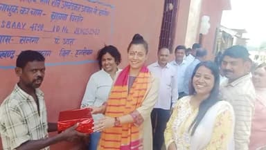 कटकमदाग: कटकमदाग प्रखंड अंतर्गत अडरा पंचायत के अडरा एवं ढेंगुरा पंचायत में कराया गया आवास लाभुकों का गृह प्रवेश