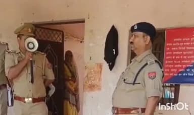 बाह: गांव तड़हेता में हेलो गैंग के 5 आरोपियों की लाखों रुपए की संपत्ति को पुलिस ने किया कुर्क