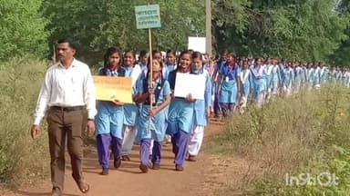 बालोद: मतदाता जागरूकता के तहत बालोद जिले मे विभिन्न स्थनो पर छात्र-छात्राओं के द्वारा रैली निकालकर किया जा रहा मतदान करने अपील