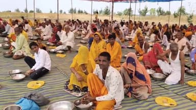 नलखेड़ा: प्रज्ञाकुंज आमला में सर्व पितृ अमावस्या पर अखिल विश्व गायत्री परिवार के द्वारा किया गया सामूहिक तर्पण एवं पिंडदान