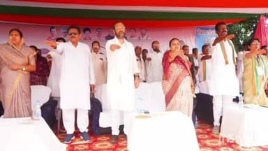 डौण्डीलोहारा: भानुप्रतापपुर में आयोजित कांग्रेस के संकल्प शिविर में शामिल हुई कैबिनेट मंत्री श्रीमती अनिला भेड़िया