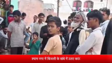 मेरठ: श्याम नगर में बिजली के खंबे में उतरा करंट,करंट लगने से गोवंश की मौत,लोगो ने किया हंगामा, पुलिस ने मामला कराया शांत