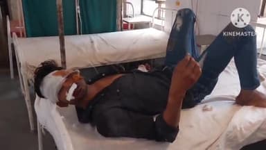 धौलपुर: धनौरा रोड पर नीलगाय से टकराई बाइक, घायल पिता-पुत्र जिला अस्पताल में भर्ती