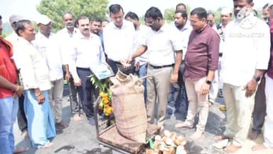 నిజామాబాద్ రూరల్: ఇందల్వాయి, బర్దీపూర్‌లో ధాన్యం కొనుగోలు కేంద్రాలను ప్రారంభించిన కలెక్టర్ హనుమంతు