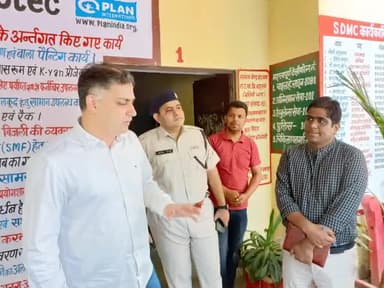 अलवर: जिला कलेक्टर व जिला पुलिस अधीक्षक हरियाणा राजस्थान सीमाओं का चेक पोस्ट का क्या निरीक्षण