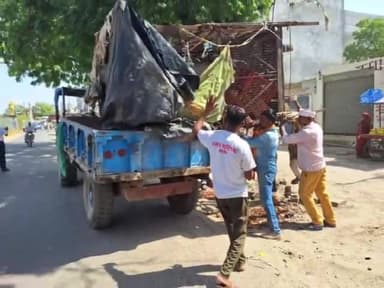 सांचोर: सांचौर नगर परिषद टीम ने दूसरे दिन भी बाजार से हटाया अतिक्रमण