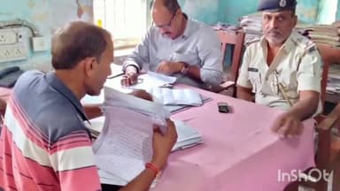 उजियारपुर: उजियारपुर व अंगारघाट थाना पर भूमि विवाद की सुनवाई को लेकर जनता दरबार हुई आयोजित