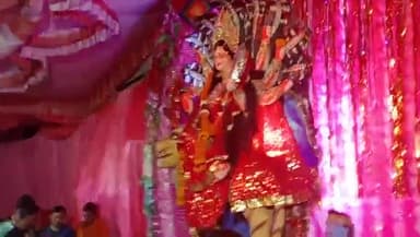 शिव कॉलोनी शिवालय प्रांगण में विशाल दुर्गा पूजा महोत्सव में लोग भारी संख्या में ले रहे भाग #दुर्गापूजा #durgapooja