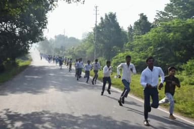 सिंगरौली: फिट इंडिया फ्रीडम रन 4.0 के तहत झिंगुरदा क्षेत्र में स्वच्छता दौड़ का किया गया आयोजन, स्कूली बच्चों ने लिया भाग