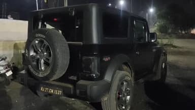 मंदसौर: के नाहर सैयद रोड पर पुलिस के रोकने पर राजस्थान पासिंग थार कार नहीं रुकी घेराबंदी कर पकड़ा 6 धाराओं में बनाया चालान