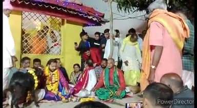 जगदलपुर: अनुपमा चौक स्थिति मंदिर में निशा जात्रा पूजा  विधान हुआ संपन्न, 1 दर्जन से अधिक बकरों की बलि दी गयी।