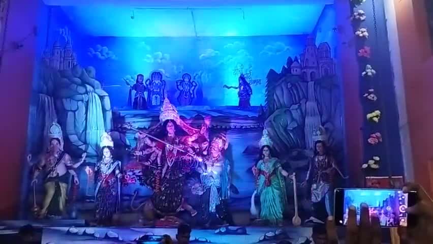 सार्वजनिक दुर्गा पूजा हथियामाँ
#navratri2023 
#trending 🔥🔥