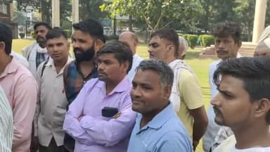 करनाल: लघु सचिवालय में सरकारी स्कूलों के चौकीदारों ने DC को दिया नोटिस, शाहबाद से करनाल तक करेंगे पैदल यात्रा