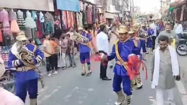 करनाल: दशहरा के उपलक्ष्य में इंद्री के दशहरा ग्राउंड से निकाली गई विशाल शोभायात्रा